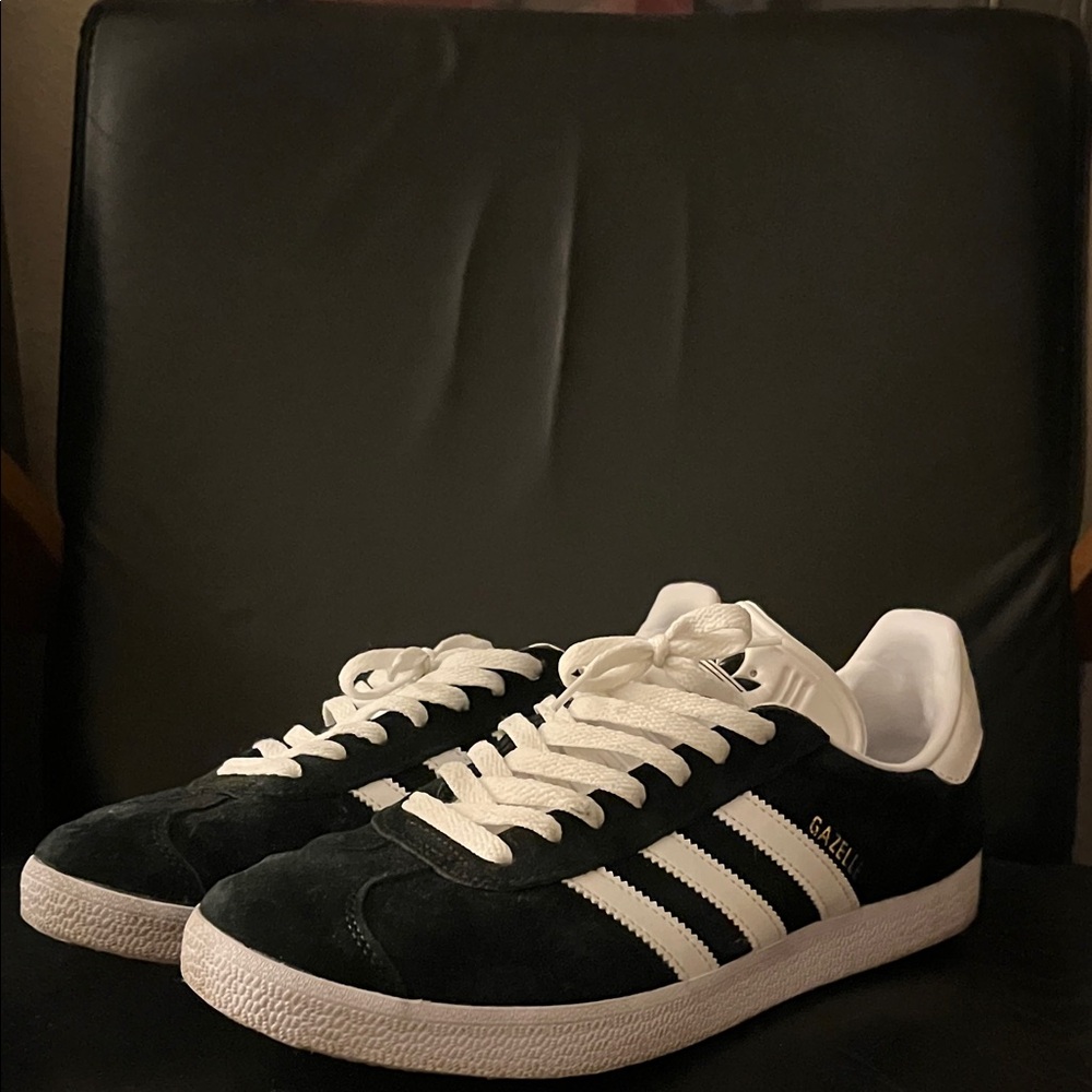 Adidas Gazelle Black Suede Sneakers